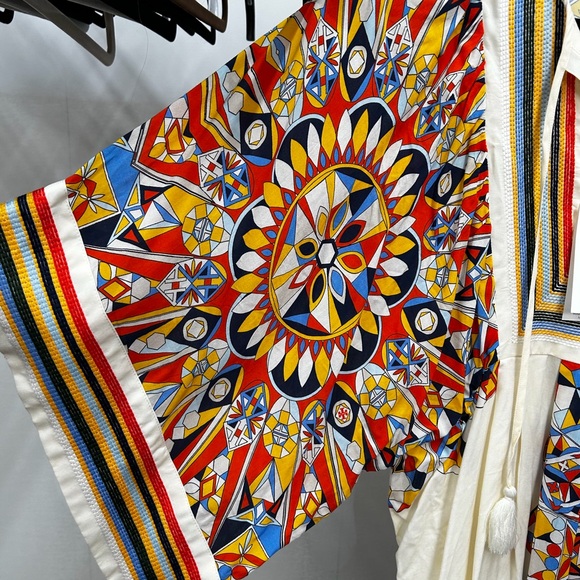 Tory Burch Multicolor Geometric Maxi Dress - Picture 5 of 9